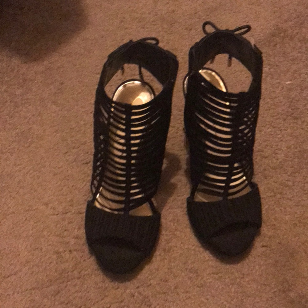 Black heels